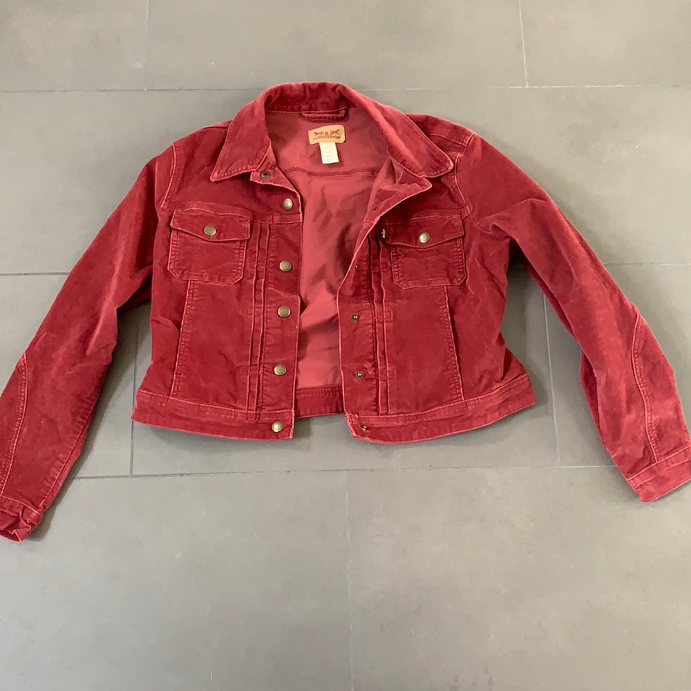 Red/Pink Levi’s Corduroy Jacket